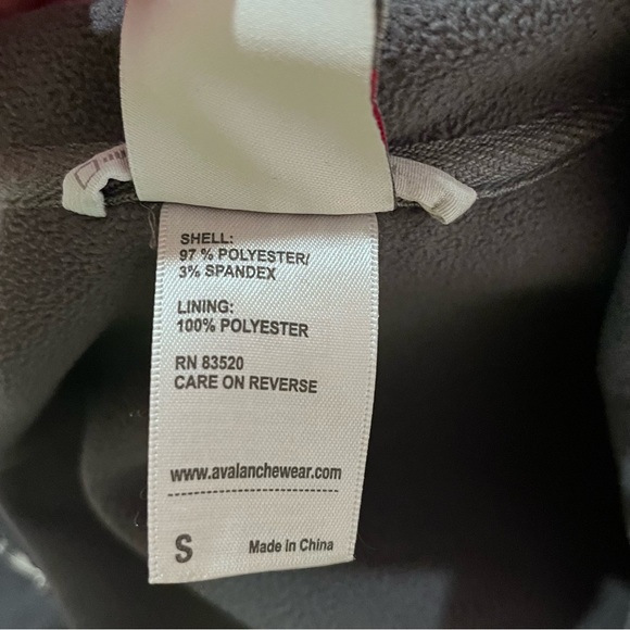 Avalanche Women’s Charcoal Gray Zip Down Jacket - Picture 8 of 8